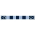 thumbnail image 1 of Sky Blue/Navy Sporting Kansas City Team Bar Knit Scarf, 1 of 1