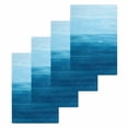 thumbnail image 1 of Sky Blue Ombre Hand Towels Set,Waffle Weave Kitchen Towels 4 Pieces,Modern Abstract Art Ocean Oil Painting Microfiber Hair Face Bath Tea Towel Absorbent Quick Drying Cleaning Dish Cloths,15.7"x23.6", 1 of 7
