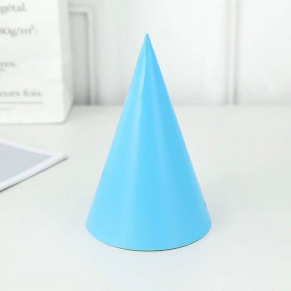 Sky Blue Party Cone Hat – Birthday Cone Cap for All Ages, Themed Events & Party Celebration Supplies