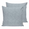 thumbnail image 1 of Sky Blue Plaid Pillow Covers 20x20 Set of 2, Farmhouse Buffalo Checkered Gingham Throw Pillow Covers Decorative Couch Cushion Cover, Microfiber Soft Square Pillowcases for Bedroom Living Room Sofa, 1 of 9