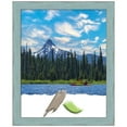 thumbnail image 1 of Sky Blue Rustic Wood Picture Frame, Photo Frame, Art Frame, 1 of 10