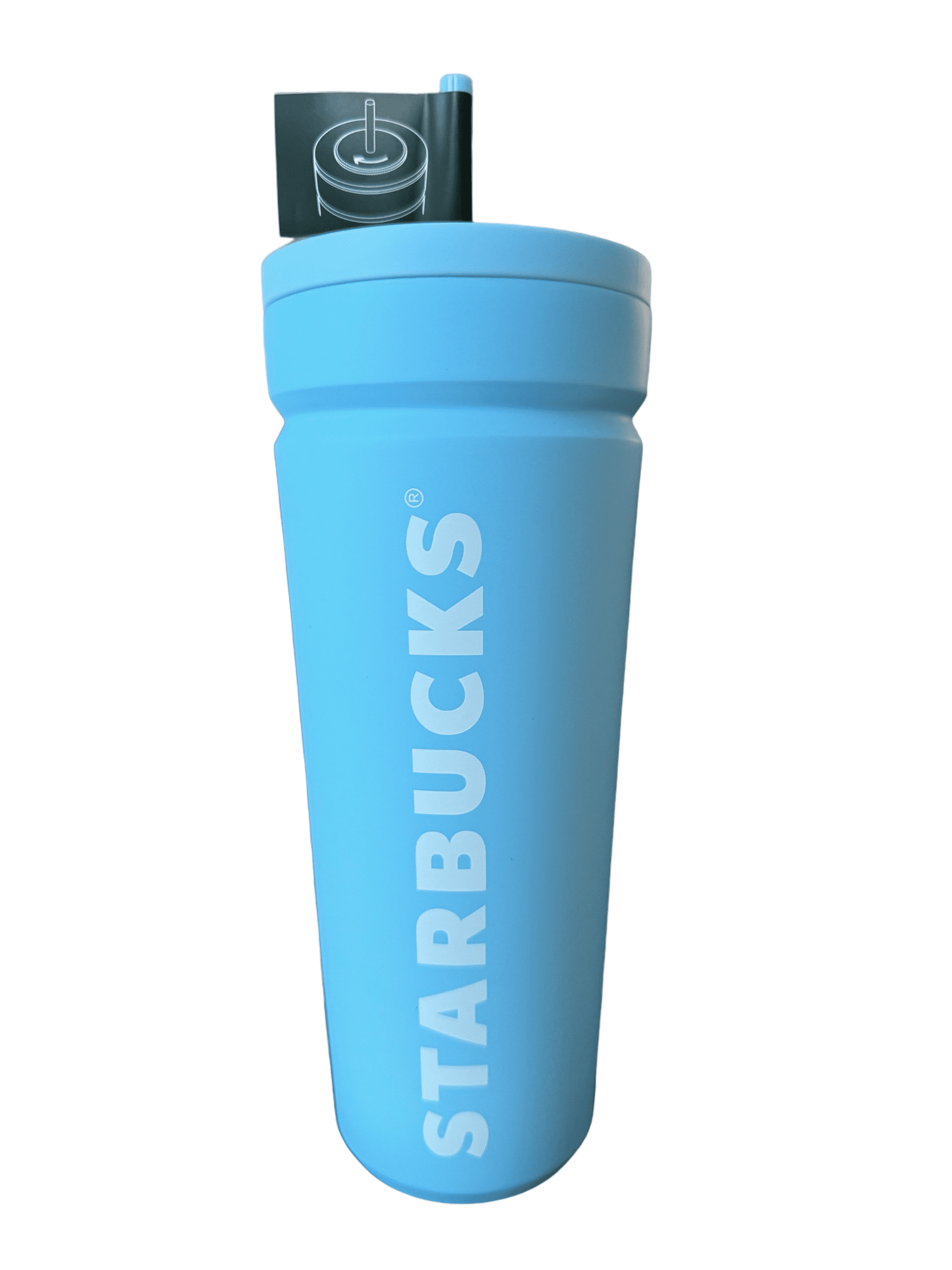 Sky Blue Soft-Touch Stainless-Steel Vacuum Cold Cup - 24 fl oz