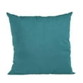 thumbnail image 1 of Sky Blue Solid Shiny Velvet Luxury Throw Pillow - 20 x 36 in. King Size, 1 of 1