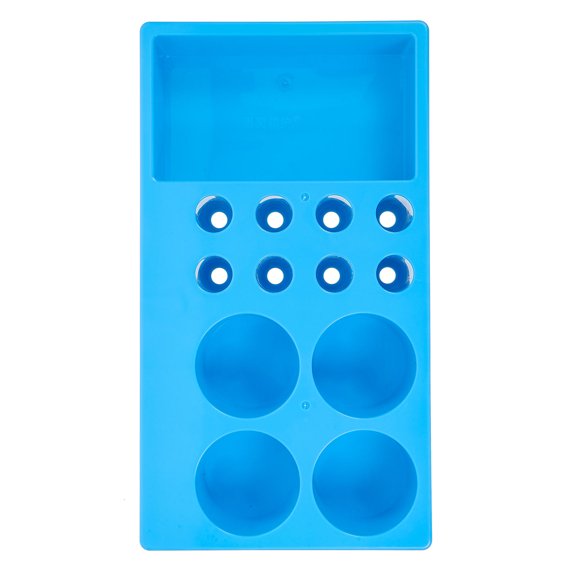 Sky Blue Stool Sampling Holder Plastic Tray Portable Sample Collection Tube Rack