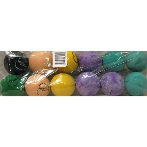 Sky Bounce Color Rubber Handballs for Recreational Handball, Stickball, Racquetball, Catch, Fetch, and Many More Games, 2 1/4-Inch, Assorted, Pack of 24