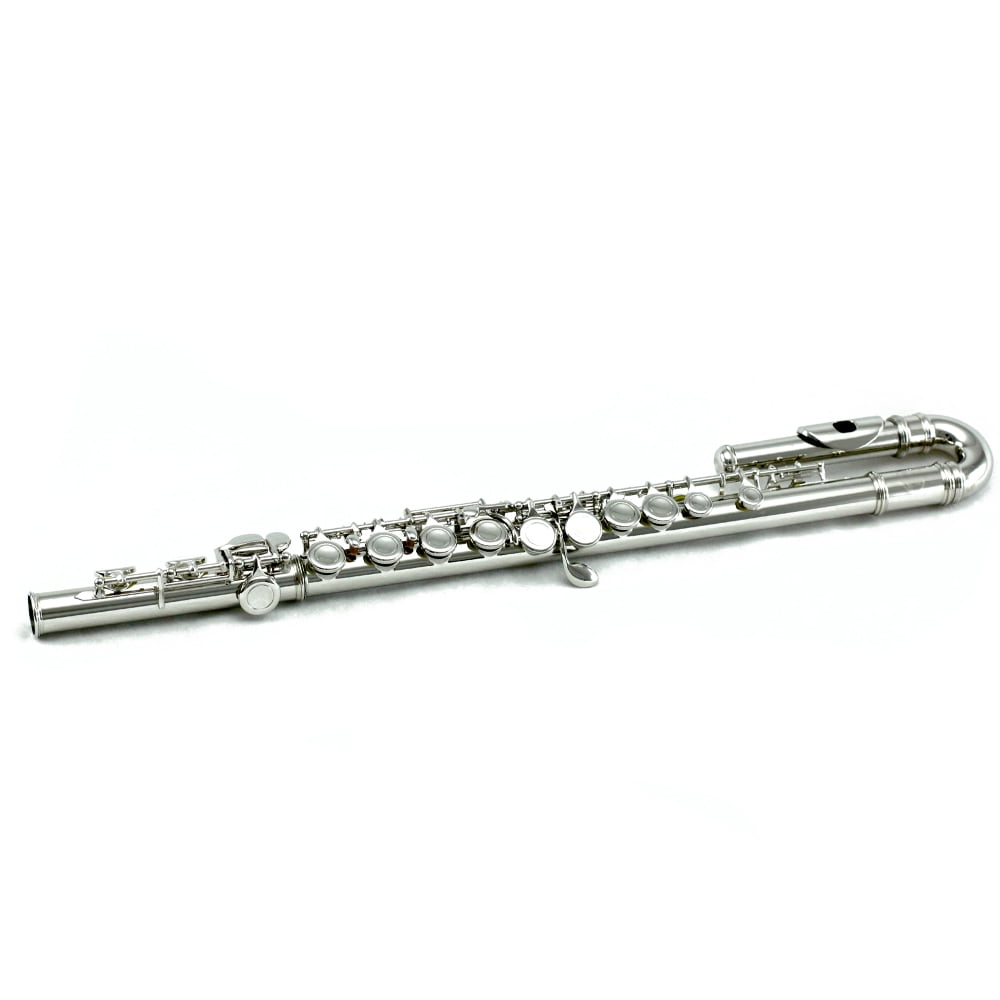 Sky C Flute with Lightweight Case, Cleaning Rod, Cloth, Joint Grease and Screw Driver - Curved Nickle