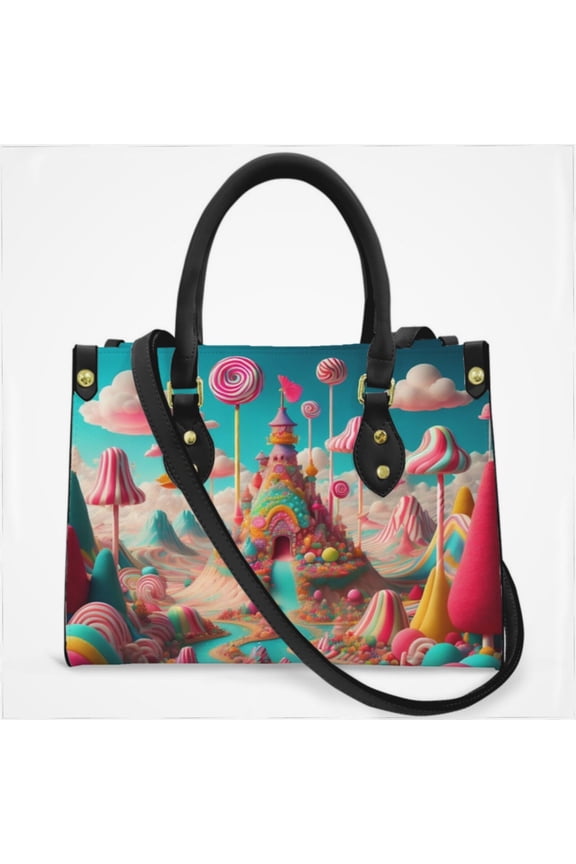 Sky Candy Land Cross Body Bags For Women Small Leather Female Handbags Fashion Top-Handle Totes