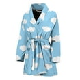 thumbnail image 1 of Sky Cloud Pattern Women Bathrobe One Size Univeral Fits Fashion Lightweight Plush Fleece Long Robe For Women, 1 of 3