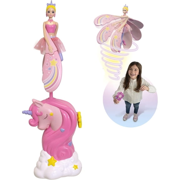 Sky Dancers Rainbow Rose Flying Doll