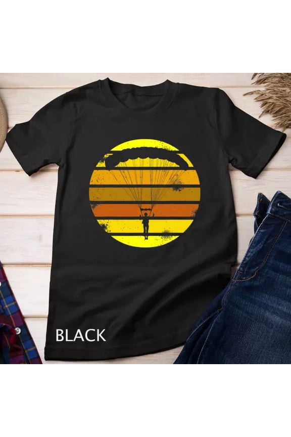 Sky Diving Retro Skydive Parachuting Gift T-Shirt