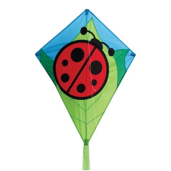Sky Dog Kites SKK12203 26 in. Lady Bug Diamond Shaped Kite