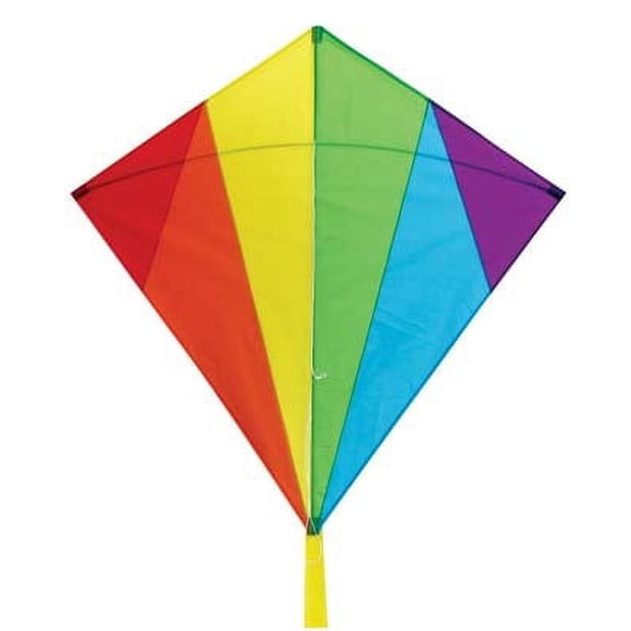 Sky Dog Kites SKK12220 32 in. Rainbow Diamond Shaped Kite