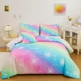 thumbnail image 1 of Sky Duvet Cover Set Space Night Galaxy Decorative 3 Piece Bedding Set With 2 Pillow Shams King Fu, 1 of 5