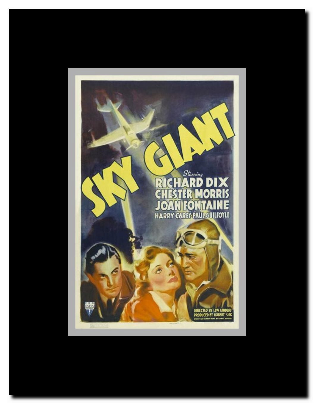 Sky Giant Framed Movie Poster