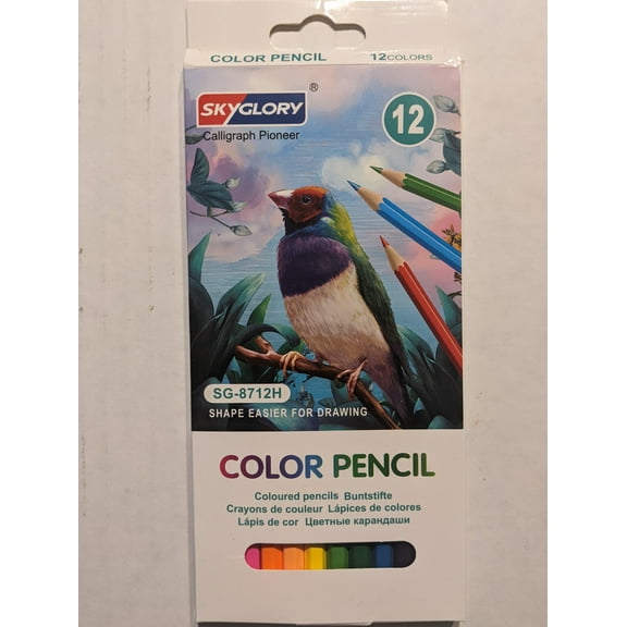 Sky Glory Colored Pencils. Set of 12