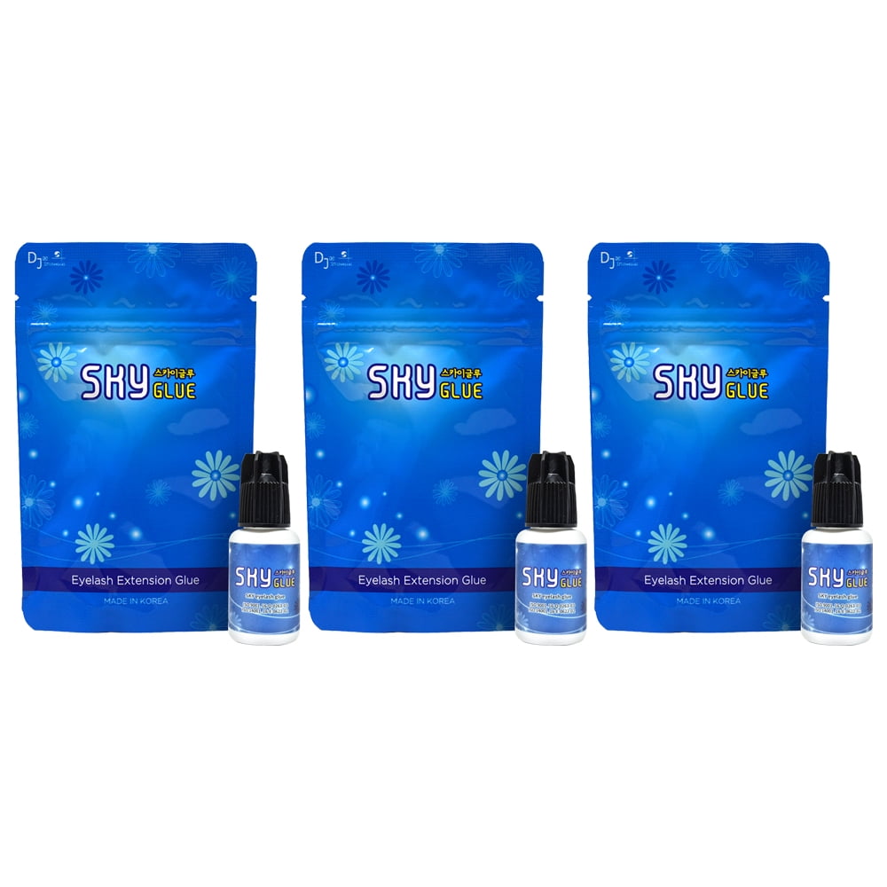 Sky Glue Eyelash Extension Glue D (Pack of 3)
