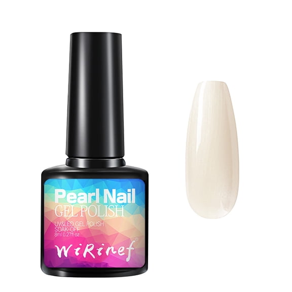 Sky Gray Gradient Nail Gel - 8ML Temperature Color Polish, LED UV Curing, Removable Nail Polish, Salon DIY Home Manicure, Birthday, Festival Gift for Women Girls Easter, St. Makeup Organizers