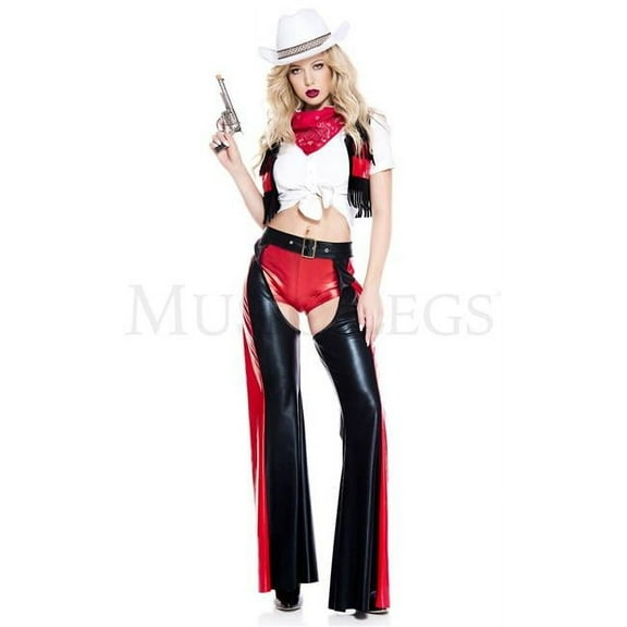 Sky Hosiery 70923-XL Ride Em Cowgirl Costume - Extra Large - 6 Piece