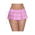 thumbnail image 1 of Sky Hosiery 25073-PINK-ML Womens Cloth Hook & Eye Wrap Around Plaid Skirt, Pink - Medium & Large, 1 of 1