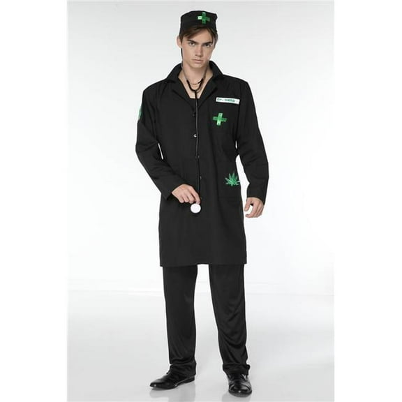 Sky Hosiery 76608-M Womens Leaf Doctor Costume, Green - Medium - 3 Piece