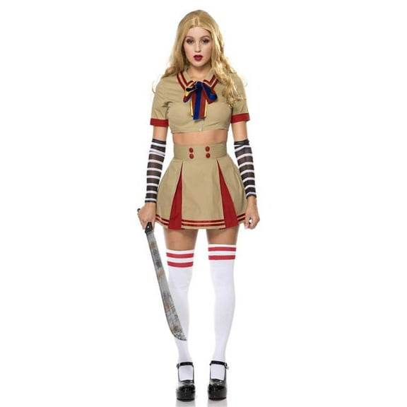 Sky Hosiery 71178-ML Womens Robotic Doll Killer Costume, Multi Color - Medium & Large - 4 Piece