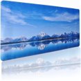 thumbnail image 1 of Sky and Landscape Large Mouse Pad Blue XXL Extended Gaming Mousepad Office Keyboard Desktop Mouse Mat Rectangle Waterproof Desk Pads with Non-Slip Base(Size:31.5x11.8in), 1 of 6