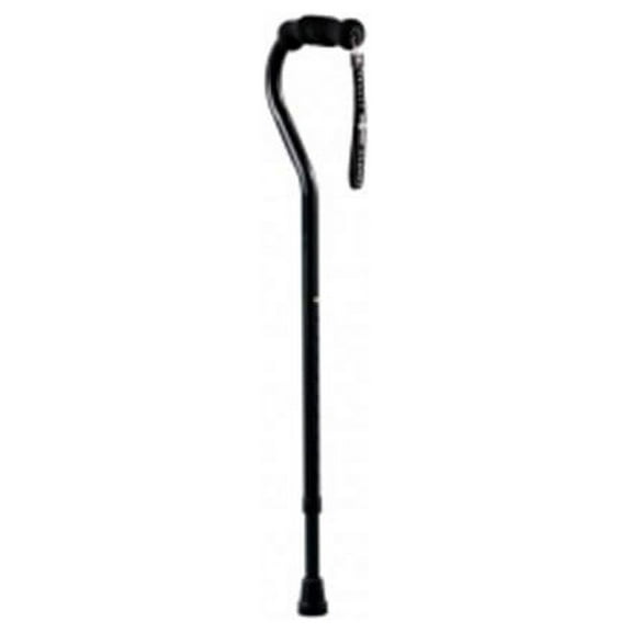 Sky Med Black Designer Bling Cane Collection in Jet/Crystal
