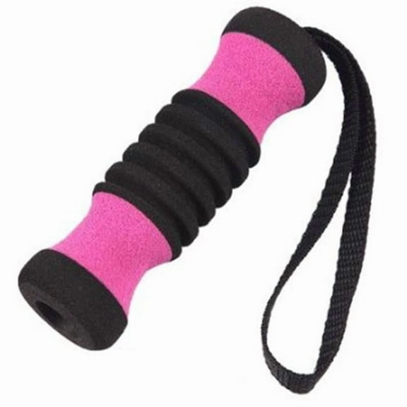 Sky Med Stylish Cane Grip in in Pink/Black Foam Hand Grip Replacement come with Strap, Offset Handle, Product dimension: 5" (L) x 1- 1/2(W), Compatible with most 7/8" to 1"