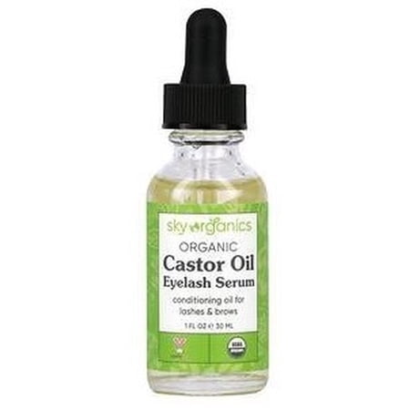 Sky Organics Eyelash Enhancer Serum Organic Castor Oil (Pack of 6)