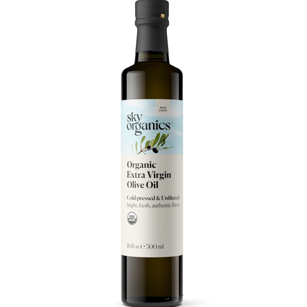 Sky Organics Organic Extra Virgin Olive Oil for Cooking, 16 fl oz