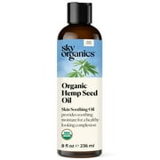 Sky Organics Organic Hempseed Oil for Face to Nourish, Soothe & Strengthen, 8 fl. Oz.