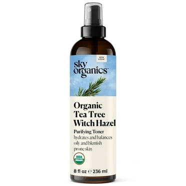 Sky Organics Organic Tea Tree Witch Hazel Purifying Facial Toner, 8 fl oz