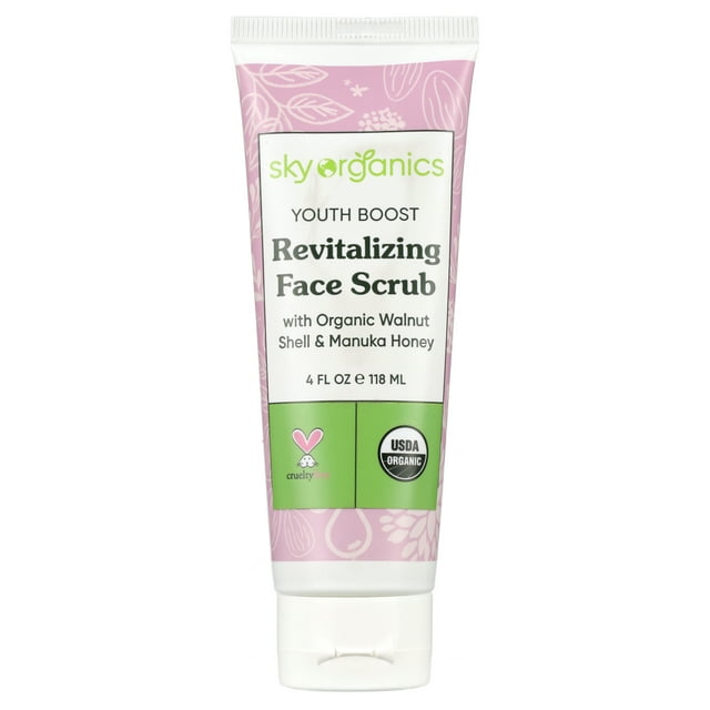 Sky Organics Youth Boost Revitalizing Face Scrub to Exfoliate and