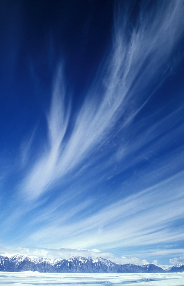 Sky Over Mountains Bylot Island Nunavut Canvas Art - Kevin Spreekmeester Design Pics (24 x 36)