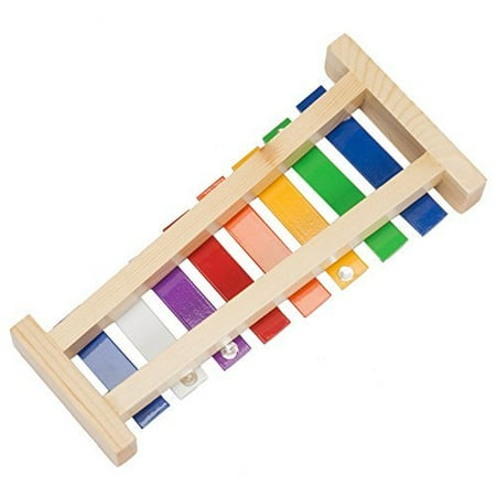 Sky Percussion Musical Toy with 8 Note 11.5 inch Wooden Xylophone Great Gift