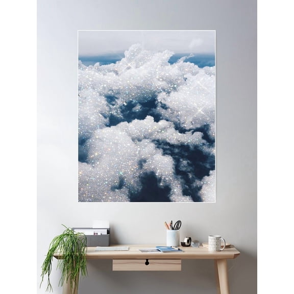 Sky Poster Poster Wall Art, Modern Wall Decor For Living Room Bedroom, 8x12 UNFRAMED