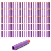 100-Pack EVA Foam Refill Darts, Universal Fit for Toy Blasters, Soft Safe Material, Compatible with Most Dart Shooters, Purple