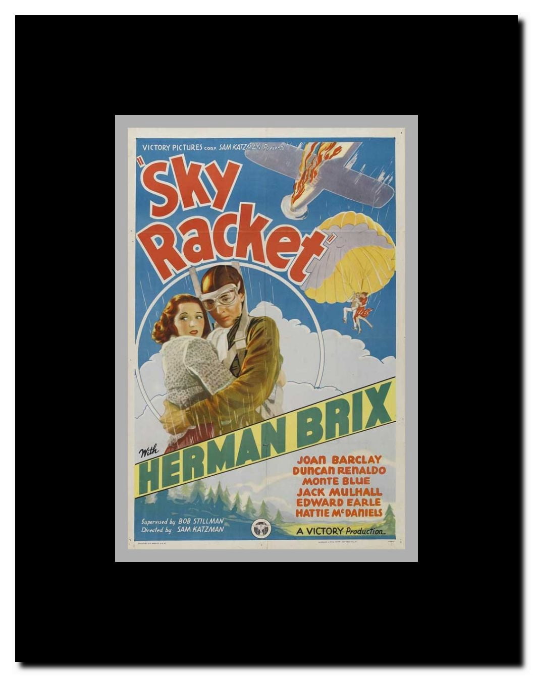 Sky Racket Framed Movie Poster