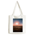thumbnail image 1 of Sky Red Dark Clouds Art Deco Fashion Tote Canvas Bag Shopping Satchel Casual Handbag, 1 of 3