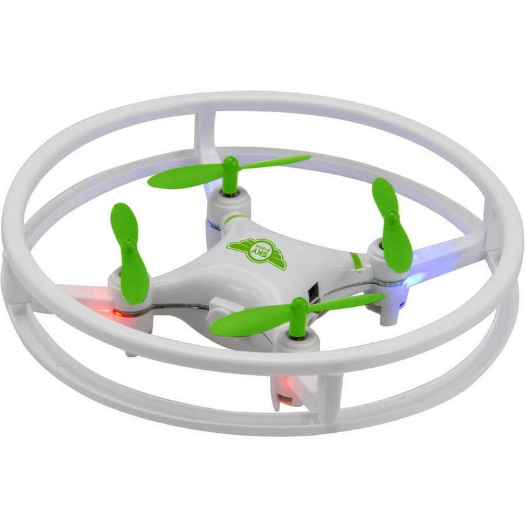 Sky Rider Mini Quadcopter Drone with LED Navigation DR157W