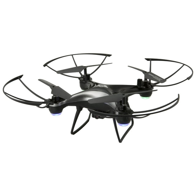 Sky Rider Thunderbird Quadcopter Drone with Wi-Fi Camera, DRW389, Black