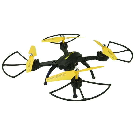 Sky Rider X-11 Stratosphere Quadcopter Drone with Wi-Fi Camera, DRW311B, Black