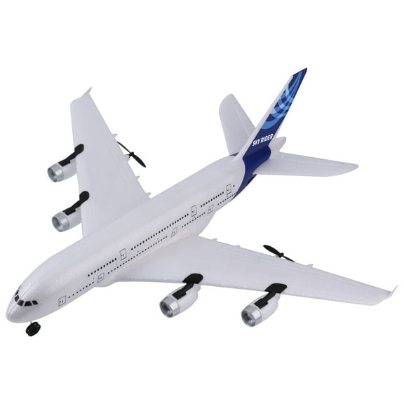 Sky Rider X 72 Remote Control Jumbo Jetliner Airplane, DR472W, White/Blue