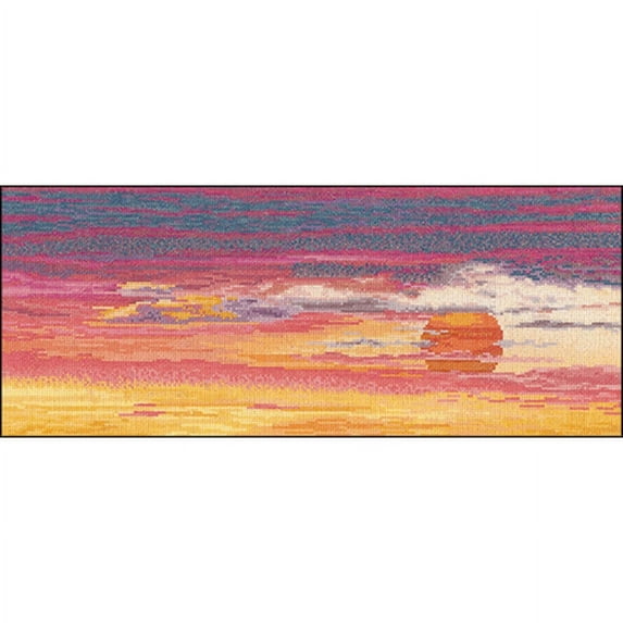 Sky Study X On Aida Counted Cross Stitch Kit, 5.75" x 13.75", 18 Count