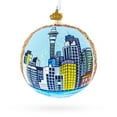 thumbnail image 1 of Sky Tower, Auckland, New Zealand Glass Ball Christmas Ornament 4 Inches, 1 of 5