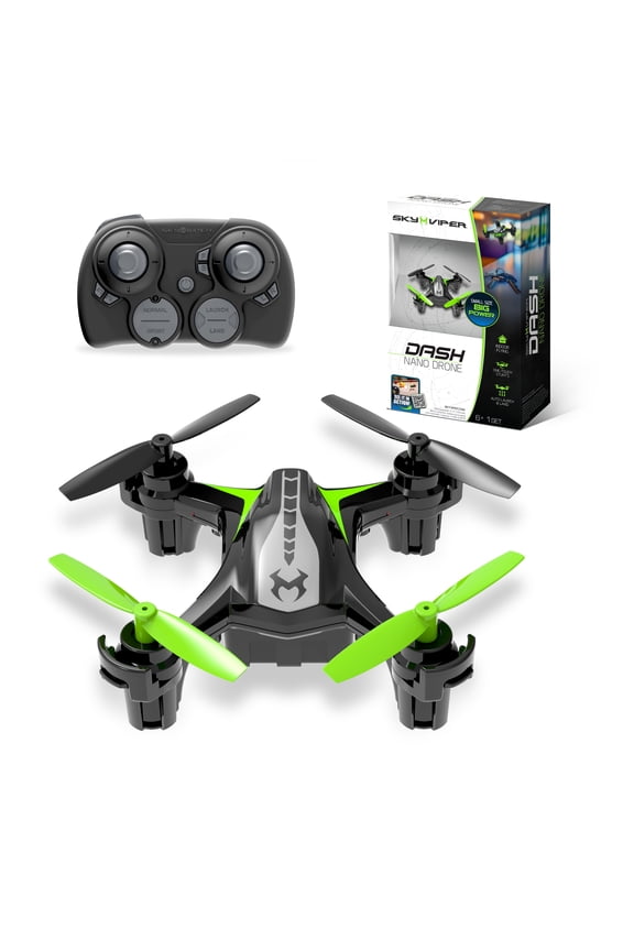 Dash Nano Drone with Charging Cable and Replacement Propellers