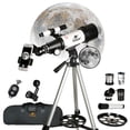 thumbnail image 1 of Gskyre 70mm f/5.7 Refractor Telescope with Phone Adapter, Wireless Remote, Tripod, and Carry Case, 1 of 6
