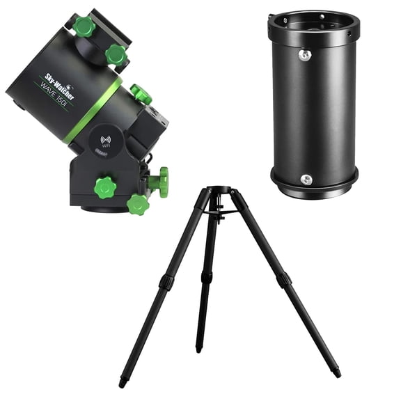 Sky-Watcher Wave 150i Pro Strainwave Mount Head with Carbon Fiber Tripod and Extension Tube