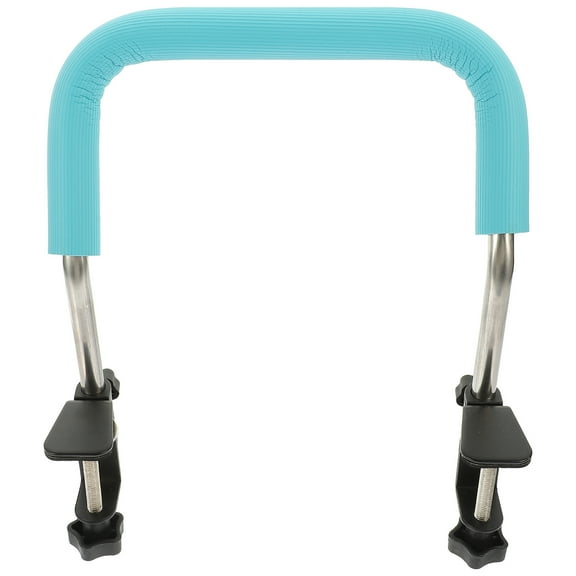 Sky-blue Posture Corrector with Stainless Steel Frame for Writing Use Lightweight and Portable