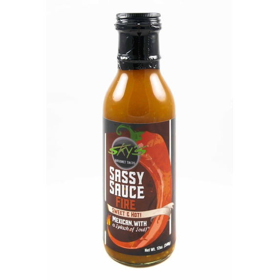 Sky's Gourmet Tacos Sassy Sauce FIRE